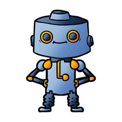cartoon robot
