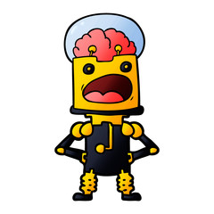 Obraz premium cartoon robot