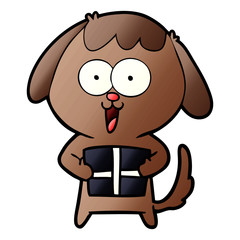 cute cartoon dog