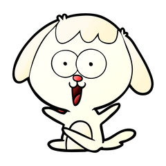 cute cartoon dog