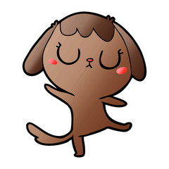 Fototapeta premium cute cartoon dog