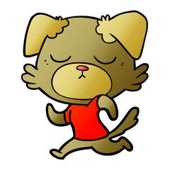 cute cartoon dog