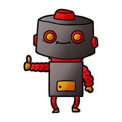 cartoon robot