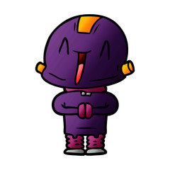 cartoon robot