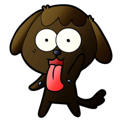 cute cartoon dog