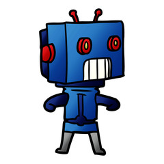 cartoon robot