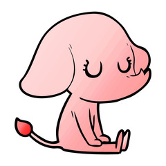 cute cartoon elephant