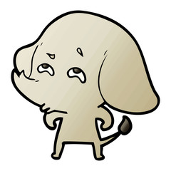 cartoon elephant remembering