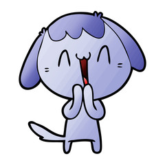 cute cartoon dog