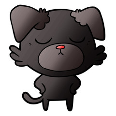 cute cartoon dog