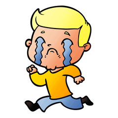 cartoon man crying