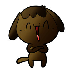 cute cartoon dog