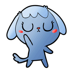 cute cartoon dog