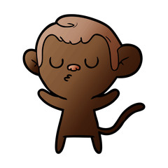 cartoon monkey