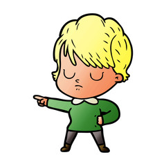 cartoon woman