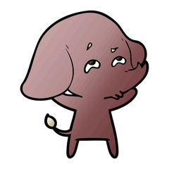 cartoon elephant remembering