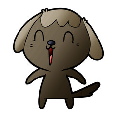 cute cartoon dog