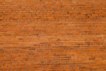 Brick wall texture background style vintage brown brick wall. Exterior urban background for your concept or project. Empty space for text and web design.