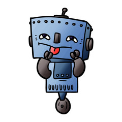 Fototapeta premium cartoon robot