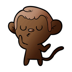 cartoon monkey