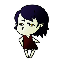 cartoon vampire girl
