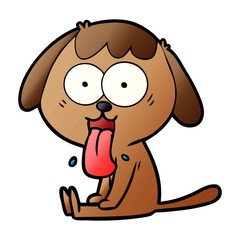 cute cartoon dog