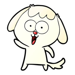 cute cartoon dog