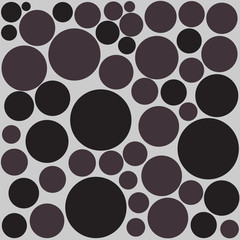 Color dark circle. chaotic pattern circle. Seamless pattern.
