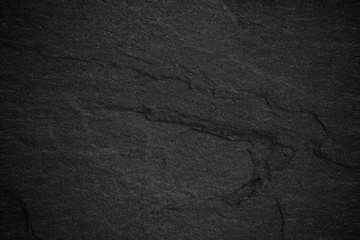 Obraz premium Dark grey black slate background or natural stone texture.