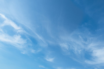 Blue sky and cloud background
