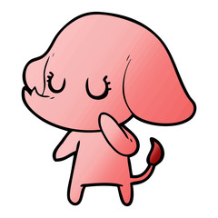 cute cartoon elephant