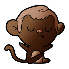 cartoon monkey