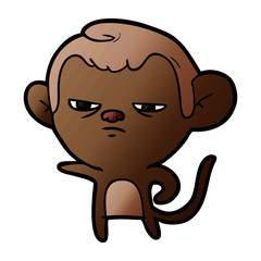 Obraz premium cartoon monkey