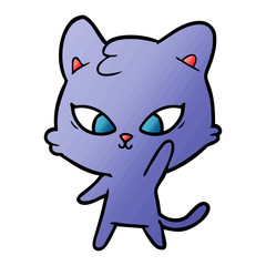 cute cartoon cat