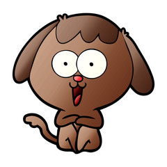 cute cartoon dog