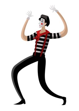 theater mime invisible wall acting