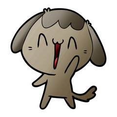 cute cartoon dog