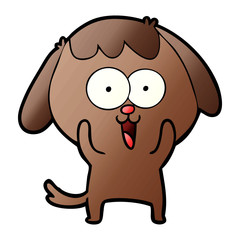 cute cartoon dog