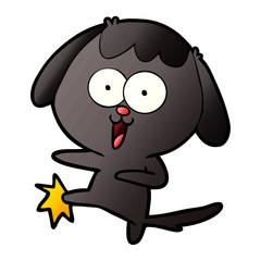 cute cartoon dog