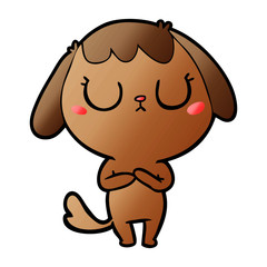 cute cartoon dog