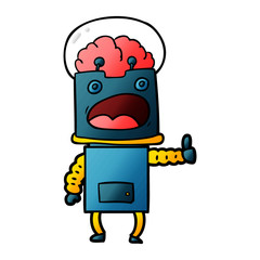 Fototapeta premium cartoon robot