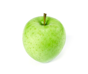 Green apple, isolated on white background