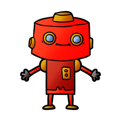 Fototapeta premium cartoon robot