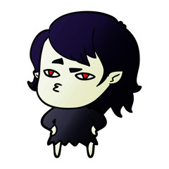 cartoon vampire girl