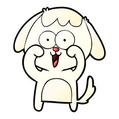 cute cartoon dog