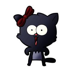 Fototapeta premium cartoon cat