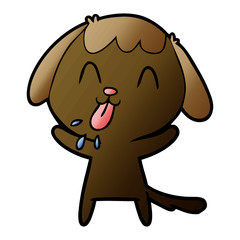 cute cartoon dog
