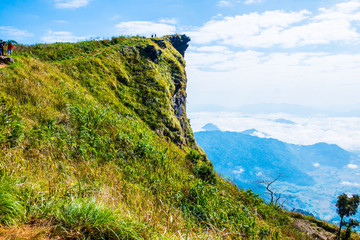 Phu Chi Fa View Point in Chiangrai Province