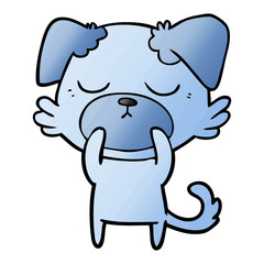 cute cartoon dog