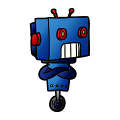cartoon robot